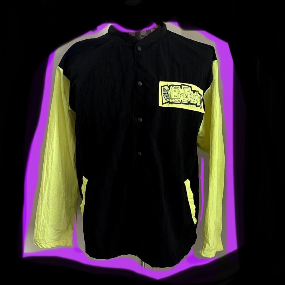 Black and Yellow Graphic Jacket